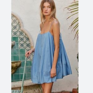 NWOT Free People Struttin Mini Dress in Lilac